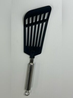 Giannini Slotted Spatula Fish Flipper Turner Stainless & Plastic